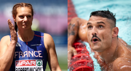 discus thrower Melina Robert Michon and swimmer Florent Manaudou will be