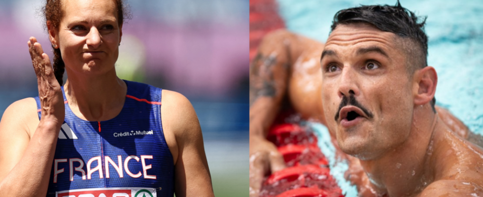 discus thrower Melina Robert Michon and swimmer Florent Manaudou will be