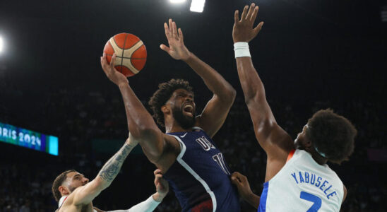 2024 Olympics French basketball team in silver after its defeat