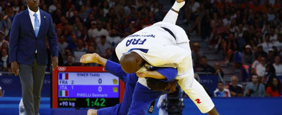 A pleasure to referee Teddy Riner confides Gabonese official Jean Claude