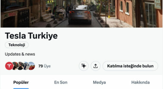 Berk Tezveren announced Tesla Turkiye Community is opened