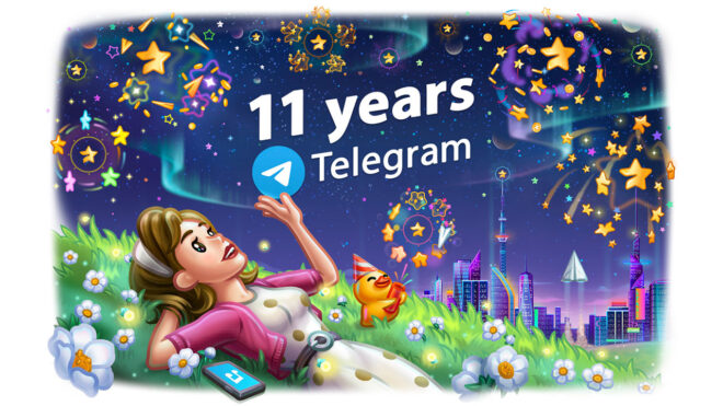 Celebrating its 11th anniversary Telegram announced new features