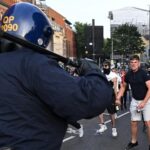 Clashes between police and far right protesters in several cities