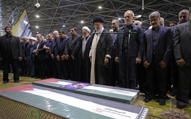 Funeral prayers for Haniyeh held in Iran Thousands of people