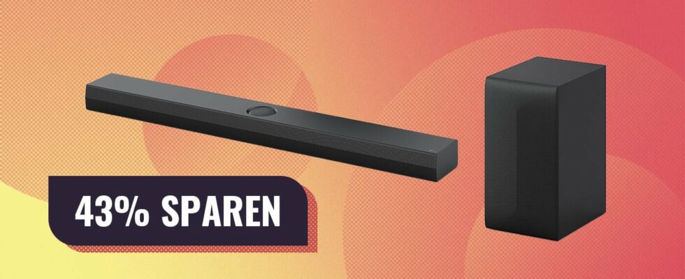 Get the LG 400 watt soundbar with subwoofer at the best