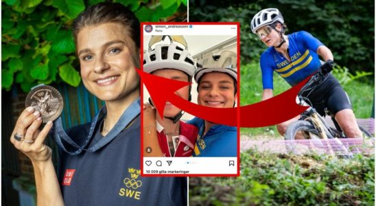 Here Olympic medalist Jenny Rissveds shows the unknown love