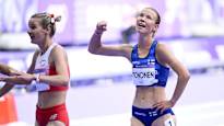 Ilona Mononen fell short of Finlands record speed in the