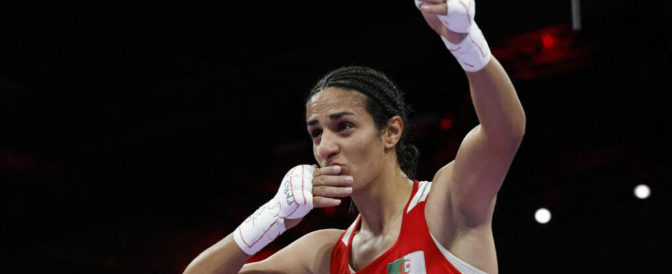 Imane Khelif controversial Algerian boxer proudly medalist