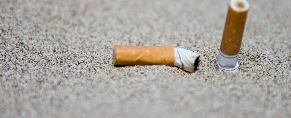 Is smoking allowed on the beach