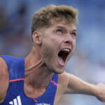 Kevin Mayer at the 2024 Olympics the world champion withdraws