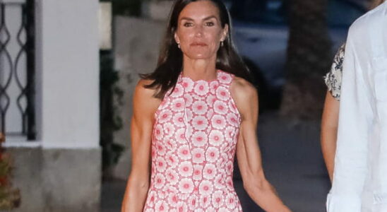 Letizia of Spain dazzles in a floral dress Ophelie Meunier