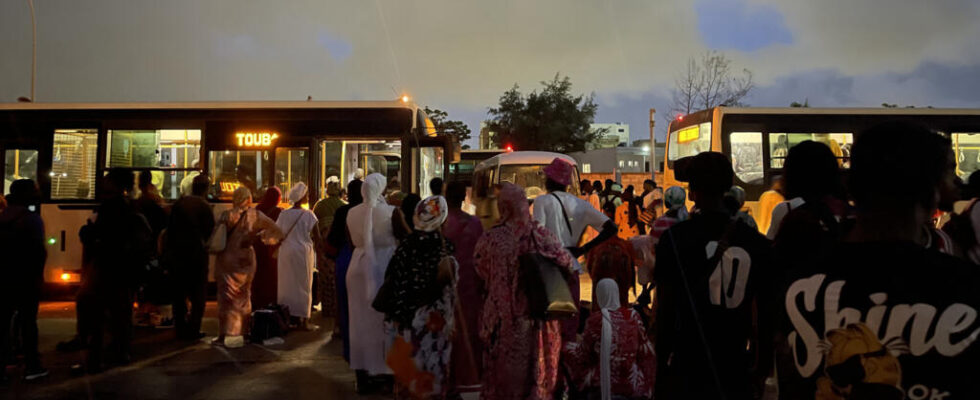 Magal Festival in Senegal Pilgrims crowd into buses to reach