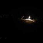 Missile attack from southern Lebanon to northern Israel at night
