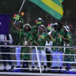 Naomi Akakpo sprinter and flag bearer of Togo had a