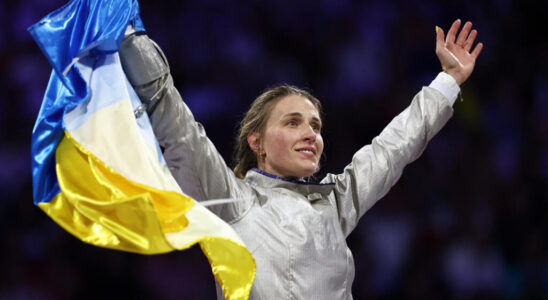 Olga Kharlan gold medalist and symbol of Ukrainian resistance