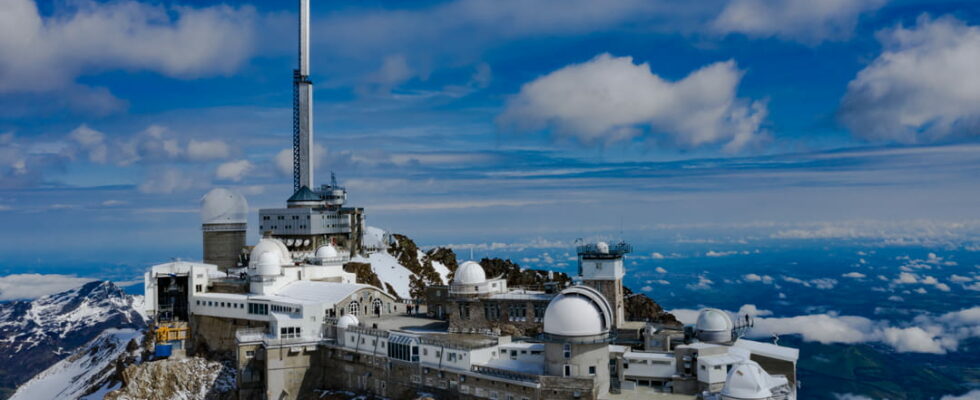 Pic du Midi de Bigorre a belvedere on the Pyrenees