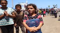 Refugee children in Gaza are suffering from a lack of