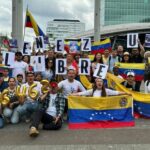 Venezuelans protest in Utrecht against election results We are the