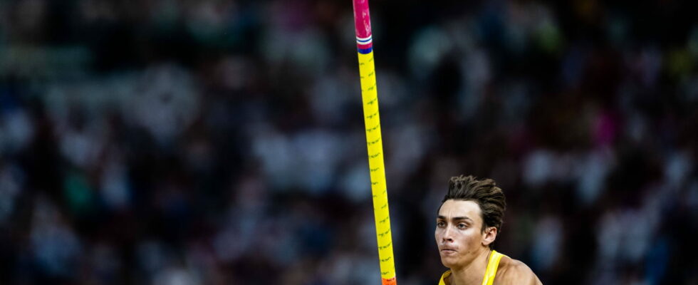 What is the pole vault made of in athletics and