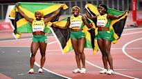 Where did the Jamaican women who dominated sprinting disappear to