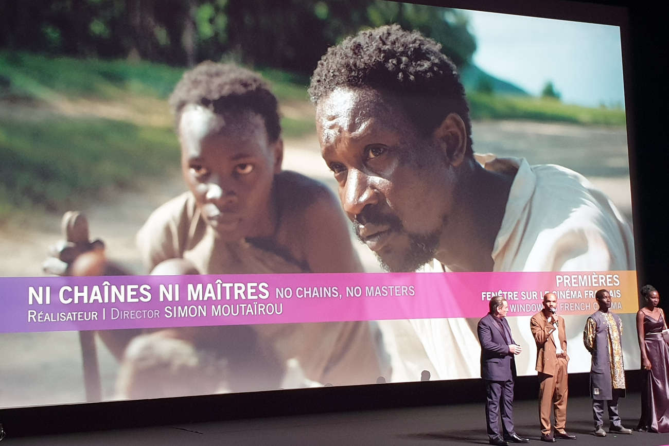 At the Deauville Festival, director Simon Moutaïrou was accompanied by his actors, Ibrahima Mbaye, Anna Diakhere Thiandoum, and Benoît Magimel.