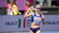 Alisa Vainio ran the half marathon Finnish record a special