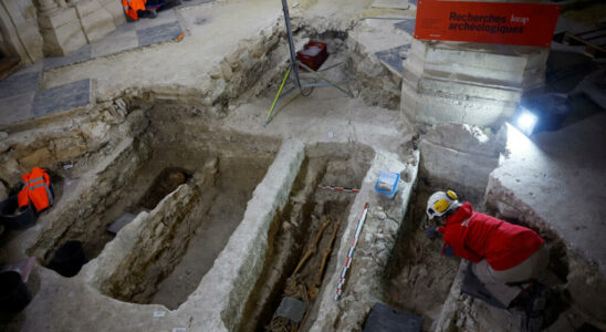 Archaeological excavations at Notre Dame de Paris reveal possible burial place