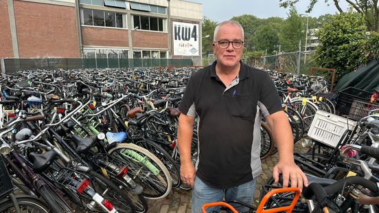 Bicycle depot flooded with 700 bicycles from Utrecht Central Station