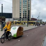 Evelien draws attention to cancer related fatigue with bicycle caravan