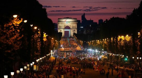 In the capital athletes gathered for a final parade