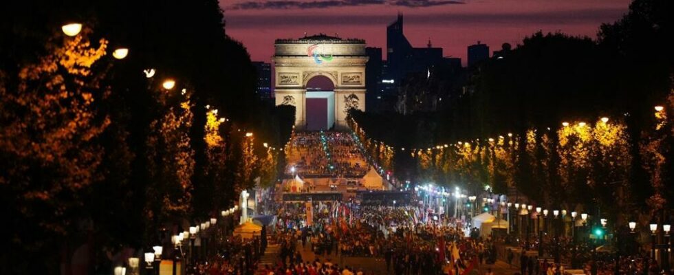 In the capital athletes gathered for a final parade