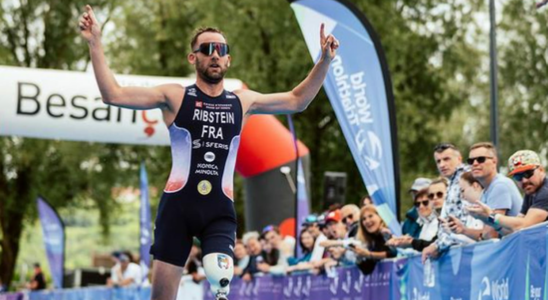 Jules Ribstein accident record Who is the para triathlete