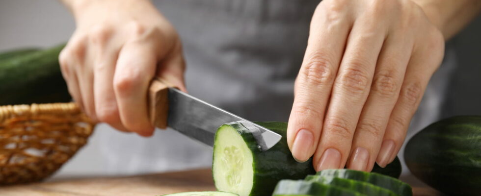 Not every day for these people eating cucumber can be