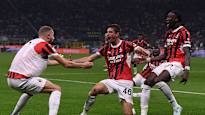 Serie A Milan won the local game with a last minute