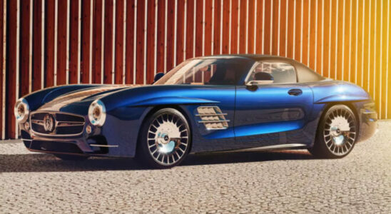 Special model based on the Mercedes Benz SL Saoutchik 300 GTC