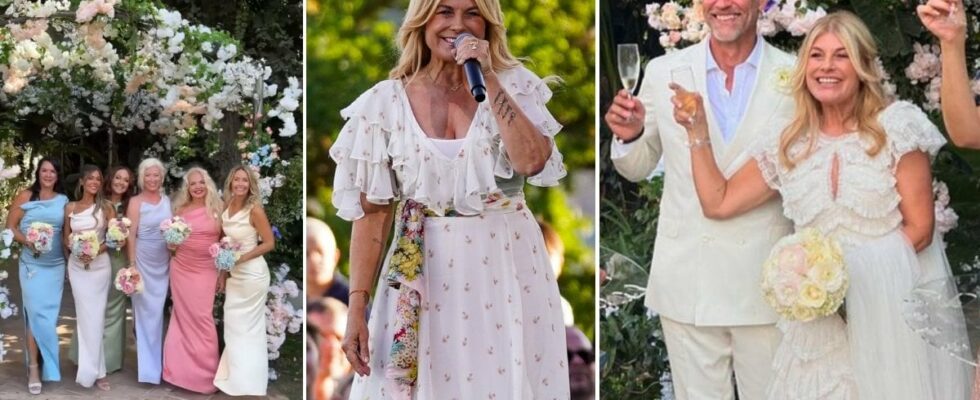 Thats how much Pernilla Wahlgrens wedding dress cost