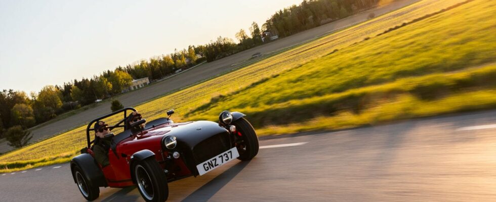 The worlds lightest car we test drive the Caterham