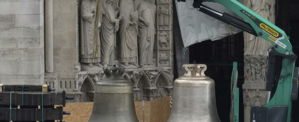 Three months before the cathedral reopens the bells of Notre Dame