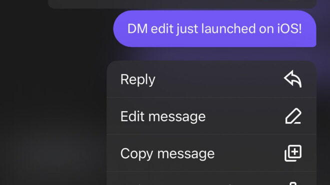 X brings editing feature for direct messages on iOS platform