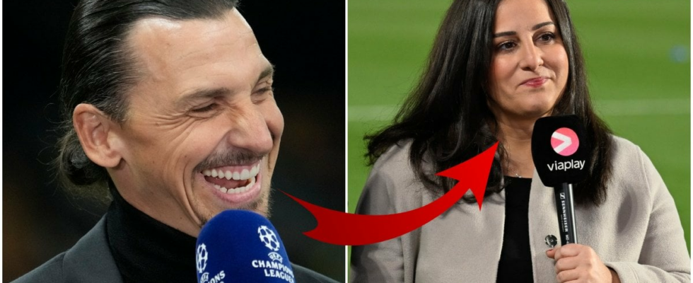 Zlatan Ibrahimovic mocked Jennifer Kucukaslan on live TV