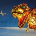 100 dinosaurs lit by lanterns an exceptional spectacle awaits you