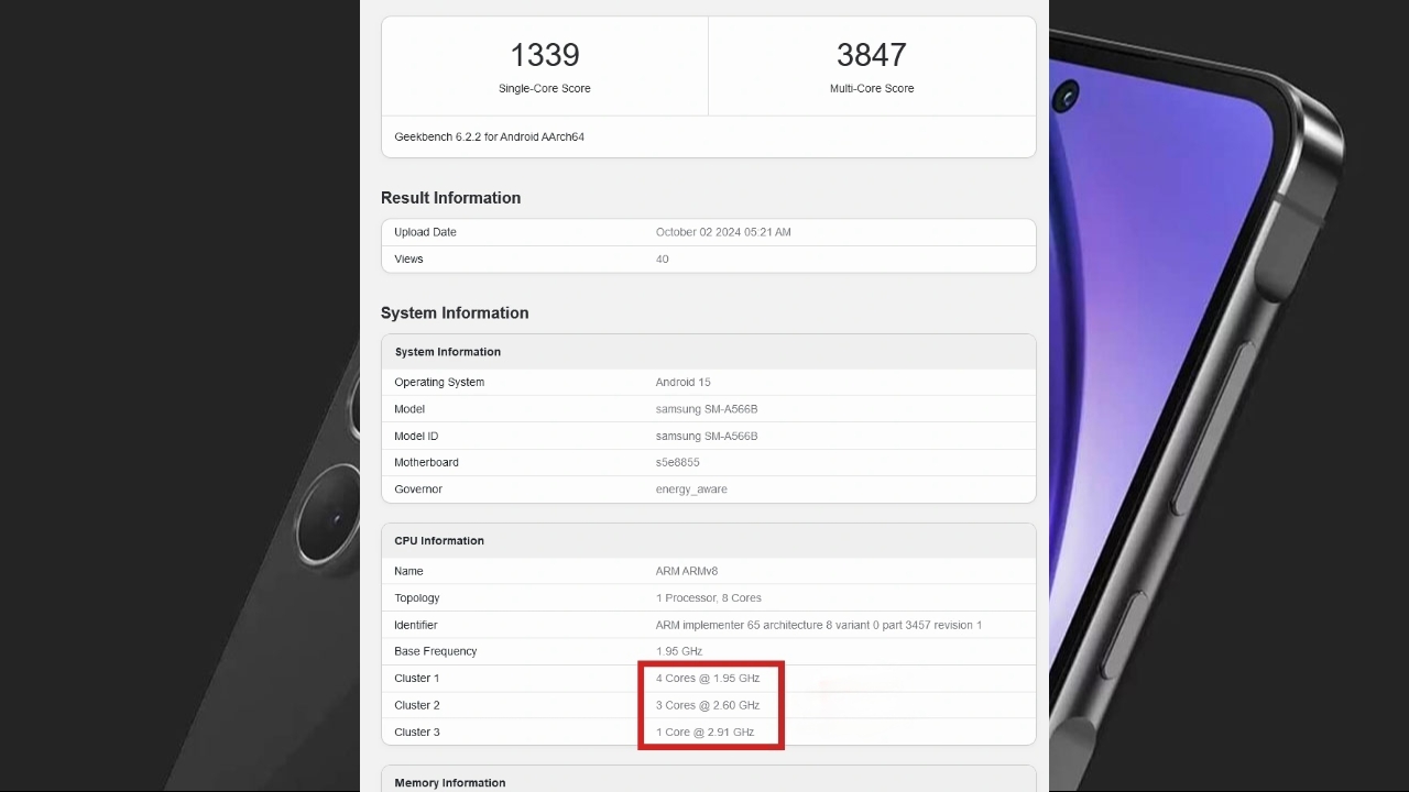 1727952473 750 Samsung Comes Strong to the Middle Segment with Galaxy A56