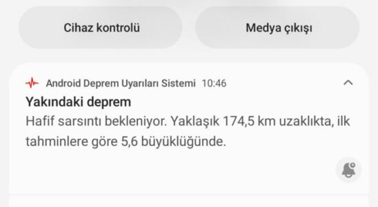 Android Earthquake Warning System did its job in the Malatya