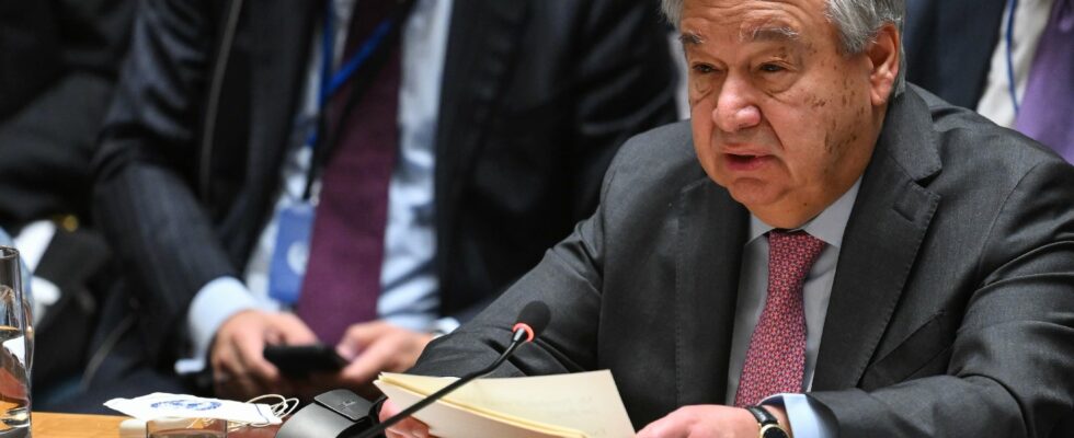 Antonio Guterres quotundesirablequot in Israel the origins of diplomatic divorce