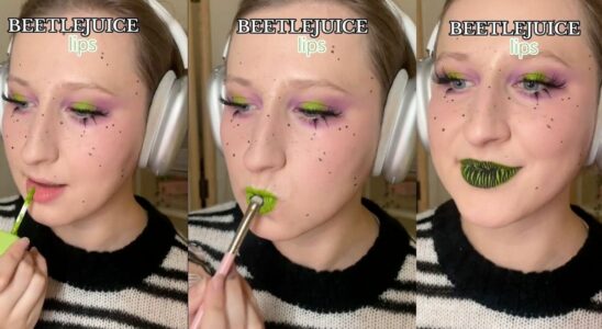 Beetlejuice lips the new trendy make up on TikTok