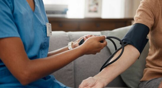 Blood pressure the bad position of your arm distorts the