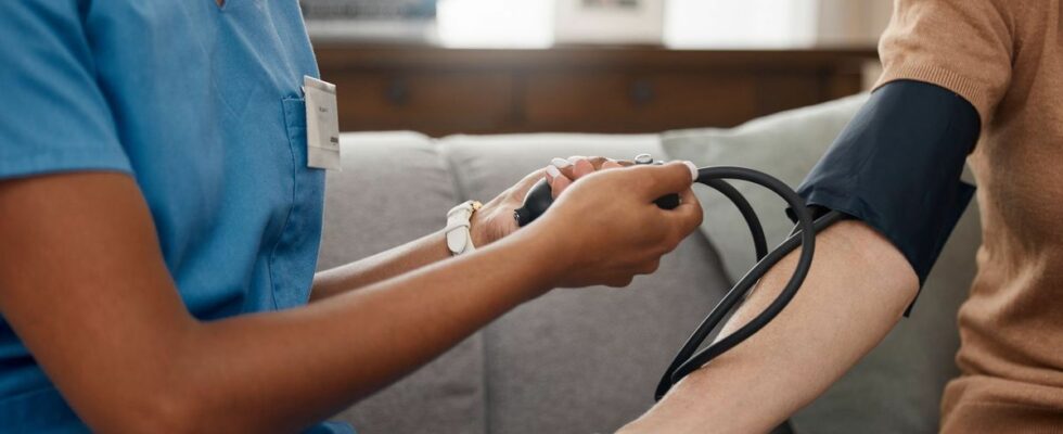 Blood pressure the bad position of your arm distorts the