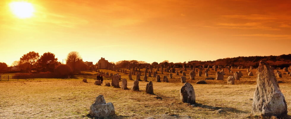 Carnac and its autumnal lights on All Saints Day