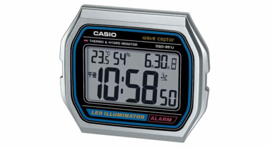 Casio turned its iconic model into a table clock