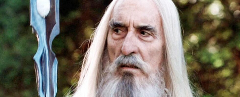 Christopher Lee returns as Saruman in the new Lord of